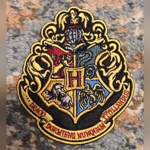 Harry Potter Multicolor Embroidered Patch Hogwarts Houses